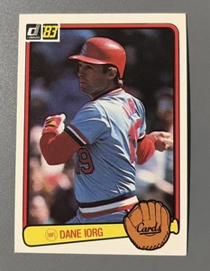 1983 Donruss Baseball Dane Iorg St. Louis Cardinals #469 - Bild 1 von 2