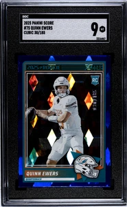 2025 Score - Rookies Quinn Ewers #75 Cubic 30/185 (RC) SGC 9 Slab - Picture 1 of 3