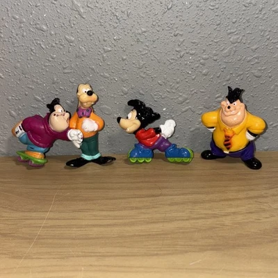 Juego de 4 figuras de cereal Kellogg 1991 de Disney A Goofy Movie Max Goofy Pete... Foto 1 de 4