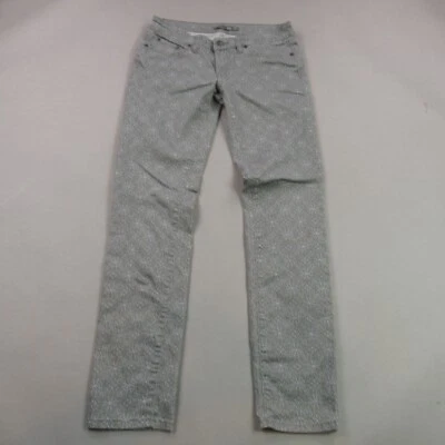 Pantalones de mezclilla Prana para mujer 6 bolsillos informales de pierna recta grises ligeros para exteriores Foto 1 de 4