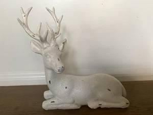 Hirsch - weiß/glitzer - Bloomingville® - Bild 1 von 1