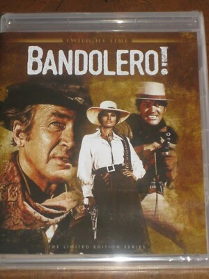 BANDOLERO! (1968) (Blu-Ray) TWILIGHT TIME - JAMES STEWART, RAQUEL WELCH - NEW!! - Image 1 of 2
