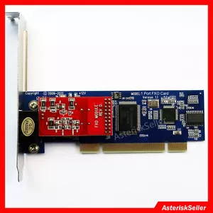 1 Port FXS FXO Card X100p For AsteriskNow,Freepbx,Issabel,VitalPBX,Asterisk Card - Picture 1 of 10