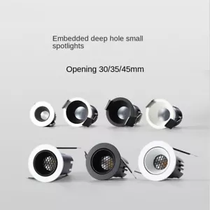 Mini 1W Recessed LED Ceiling Down Light COB Lamp Bulb Spotlight Cabinet 110-240V - Picture 1 of 15