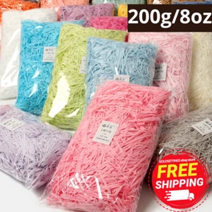 Raffia 200g Shredded Crinkle Paper Party Craft Gift Box Packaging Filler 100g x2 - Picture 1 of 10