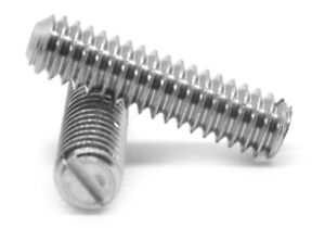 #6-32 x 1/4" Coarse Slot Set Screw Cup Point Stainless Steel 18-8
