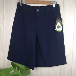 NWT RBX Golf Shorts X-Dri Classic Fit Stretch Shorts Blue Elastic Waist Size 30 - Picture 1 of 9