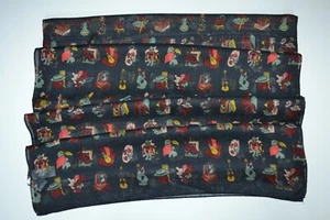 Paul Smith Herren Objekten Bedruckter Schal Exklusiv 1/100 Teile Neu - Picture 1 of 6
