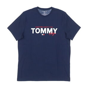 Tommy Hilfiger Mens Pajama Sleep Shirt Graphic Logo Sleepwear Pjs Sleepshirt New