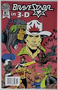 BRAVESTARR IN 3-D 1 Blackthorne Comics 1987 keine 3D Brille Film Cartoon - Bild 1 von 3