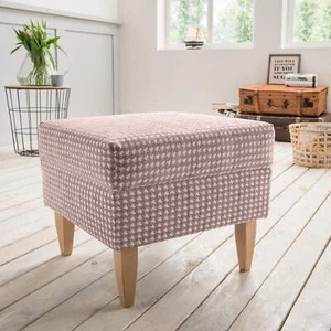 Hocker für Ohrensessel AVERSA Stoff Talento Flamingo - Bild 1 von 2