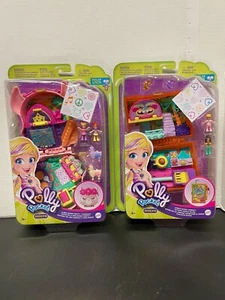 (2) NUOVISSIMO Polly Pocket Jungle Safari Compact, & LLma Music Party - Foto 1 di 7