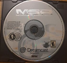 MSR Metropolis Street Racer (Sega Dreamcast, 2001) Disc Only