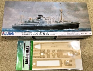 1/700 Brasil Maru 1939 barco de carga-pasajeros Osaka Shosen - Fujimi con cubierta de madera - Imagen 1 de 3