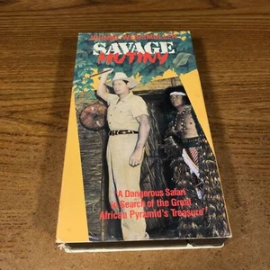 Savage Mutiny VHS VCR Video Tape Used Movie Johnny Weissmuller - Picture 1 of 6