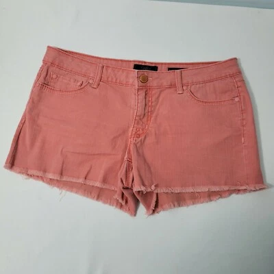 Jessica Simpson Forever Low Rise Cut Off Orange Jean Shorts Size 29 33122-0532 - Image 1 of 4