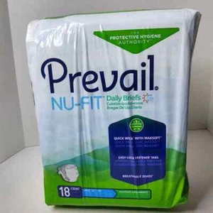 Prevail Nu-Fit Incontinence Brief Large NU-013/1 Maximum 18 Ct  (SU) - Picture 1 of 4