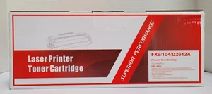 Laser Printer Toner Cartridge FX9/104/Q2612A black (NEW) - Photo 1/3