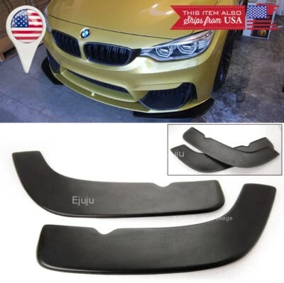 Difusor divisor delantal labial parachoques esquina delantera debajo de la carrocería 2 piezas para BMW Mini Foto 1 de 2