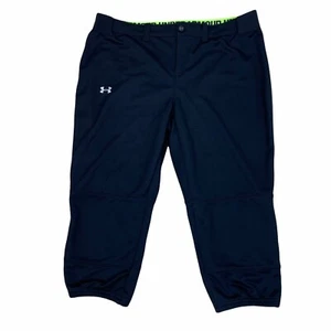Pantalón de softbol lanzamiento rápido Under Armour Strikezone para mujer XL negro 1281968 ajustado - Imagen 1 de 8