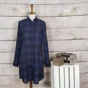 BB Dakota Checkered Purple Keenan Dress XS - Picture 1 of 4