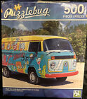 Puzzle bug hippie bus on a Beach 500 pieces collectible￼