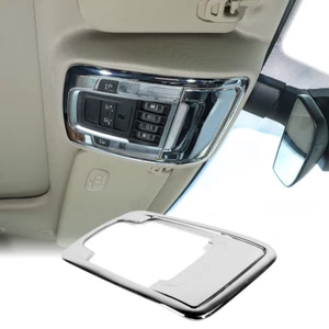 Interior Roof Reading Light Lamp Cover Trim Accessories for 18+ Dodge Ram Chrome - Picture 1 of 8