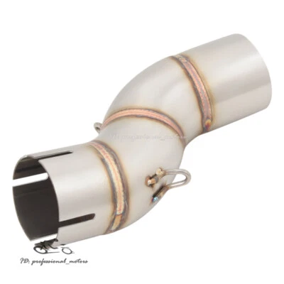 Модифицированная средняя соединительная труба выхлопной системы глушитель 51 мм для Suzuki SFV650 2009-2016 годов выпуска - Изображение 1 из 4