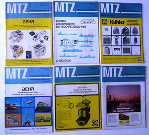 MTZ 1976 (DE) Motortechnische Zeitschrift 1/2, 3, 4, 6, 7/8, 12 - Bild 1 von 1