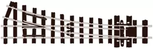 Peco SL-E491 Small Radius Right Hand Turnout - OO-9HOe - Code 80 - Picture 1 of 1