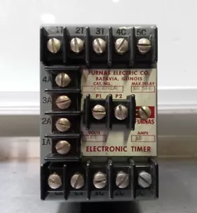 Furnas 970TB7E1A Time Delay Relay (Electronic Timer) 60Sec Max Delay 10AMP 115V - Picture 1 of 6