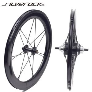 16" 349 6Speed Aero BMX Bicycle Wheels for Brompton 3sixty Folding Bike Wheelset