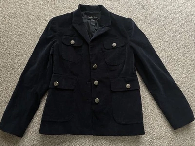 Chaqueta forrada de terciopelo London Jean con elegantes botones talla 10 usada en excelente estado  Foto 1 de 4