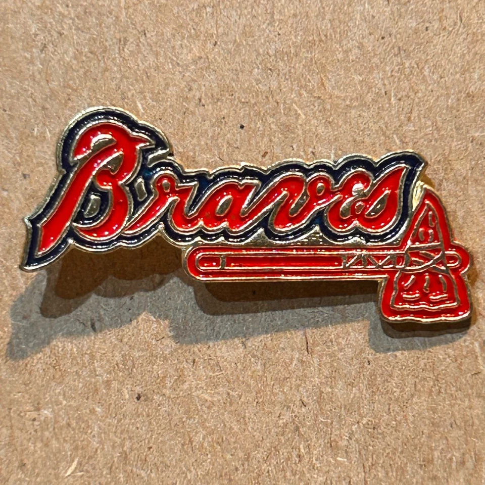 MLB logo Hat / Lapel Pin ~ Atlanta Braves - Image 1 of 1