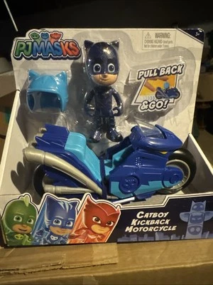 PJ Masks Pull Back & Go CATBOY Kickback Moto NiP Foto 1 de 2