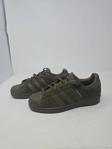 Scarpe Adidas Superstar Sneakers Olive Cargo Taglia 5 Atletiche - Foto 1 di 5