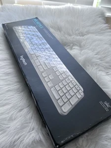 Logitech MX Keys S Wireless Keyboard - Pale Gray (920-011559) - Picture 1 of 8