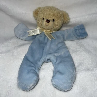 Baby Gund Blue Teddi Pacifier Clip Holder Teddy Bear  # 4034086 Lovey Plush - Image 1 of 4