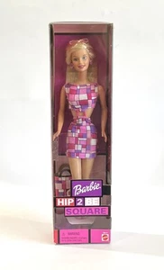 VTG 2000 Barbie Hip 2 Be Square Barbie Doll Pink #28313 Mattel NIB *storage Wear - Picture 1 of 7