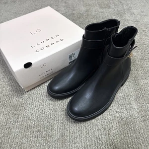 LC Lauren Conrad Tahira Boots Black Women’s Size 8 New - Picture 1 of 14