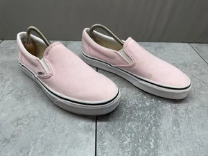 Vans Classic Slip On Ballerina Light Pink Canvas Fashion Sneakers 9.0 Women’s - Picture 1 of 8