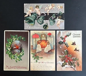 Christmas Postcard Lot - Vintage/Antique Postcards - Early 1900s - Bild 1 von 2