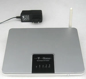 Telekom Speedport W 502V ▪ WLAN / VoIP-DSL-Router, ADSL2+, DPBO, T-Home - Bild 1 von 2