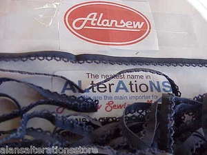 10 metres of BRITISH VERY PRETTY NAVY BLUE 10mm SCALLOPED knicker elastic - Picture 1 of 1