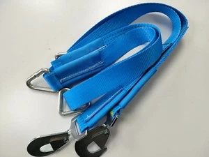 Blue Winch Recovery Brother Trailer Strap - Even Pull System - Picture 1 of 6