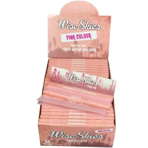 10 papeles rodantes rosas Wise Skies tamaño king - Imagen 1 de 4