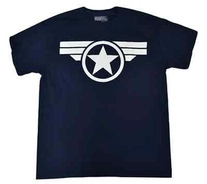 Marvel Captain America Mens Steve Rogers Super Soldier Costume Shirt New Small - Picture 1 of 5