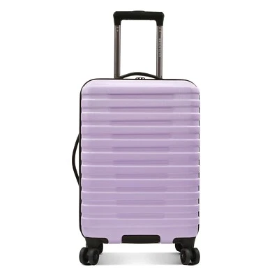 Equipaje de mano giratorio rígido de 22" U.S. Traveler Boren con puerto USB - lavanda Foto 1 de 4