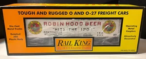 RailKing MTH Fontenelle Brewing Robin Hood Beer Modern Reefer Car #30-7828 - Picture 1 of 17
