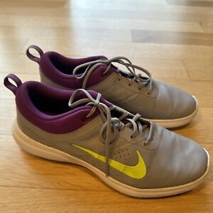 Nike Womens Akamai Cleats Wolf Grey Golf Trainers Shoes 818732 Sz 7.5